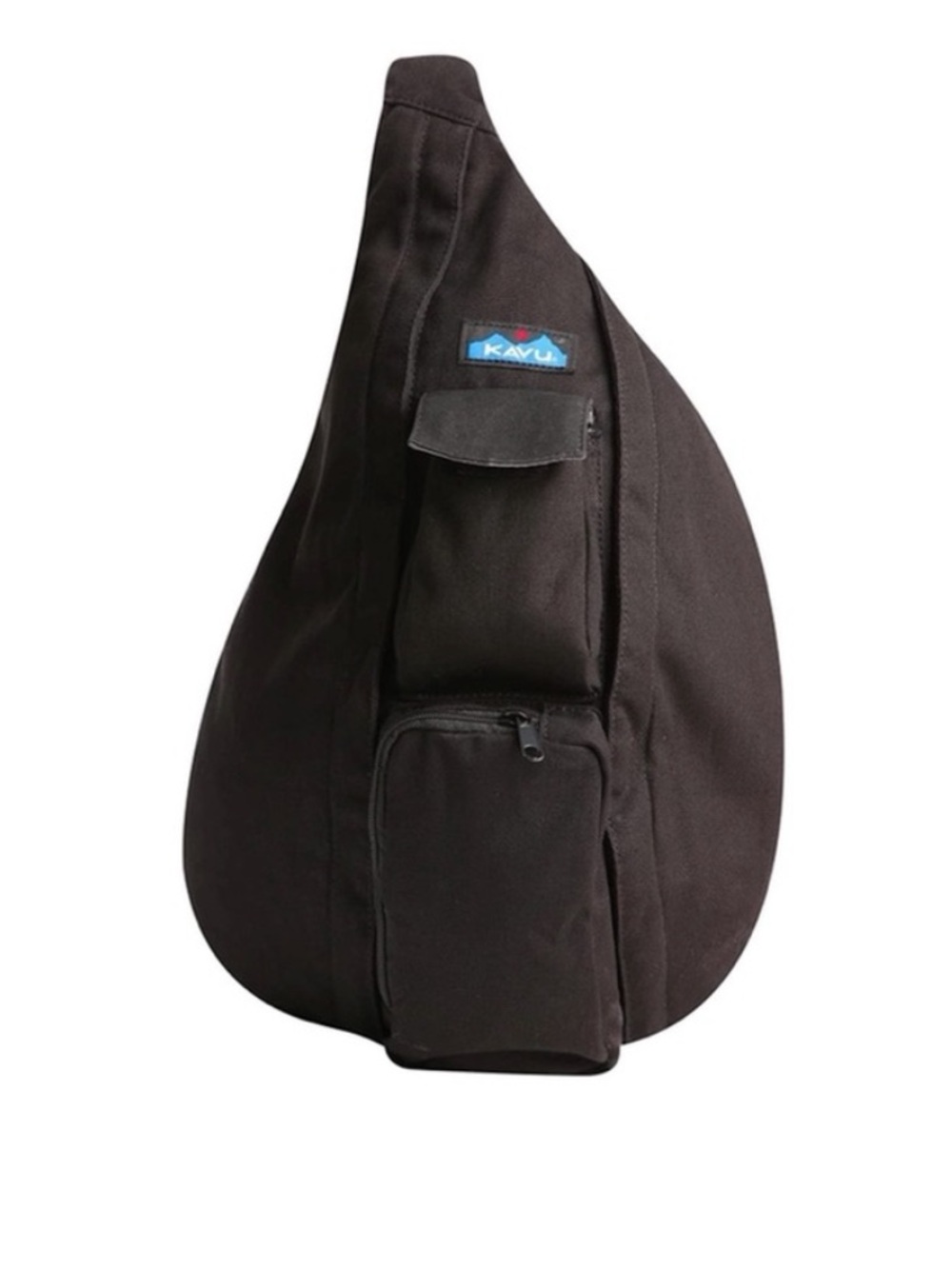 NWOT KAVU Black Sling Rope Bag